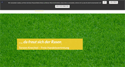 Desktop Screenshot of knechtel-rasen.de